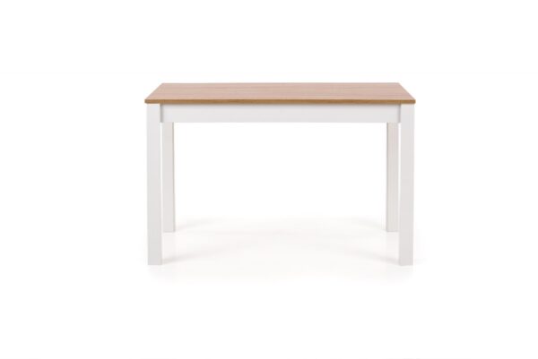 Boone 8 Seat Dining Table, White Concrete - تصویر 2